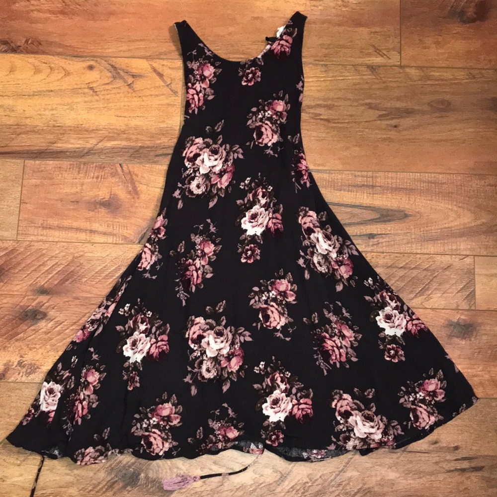 Black Floral Dress